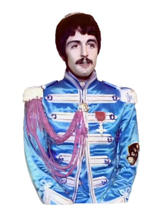 sgt pepper paul - Album 3D model, vytvořený pomocí AI