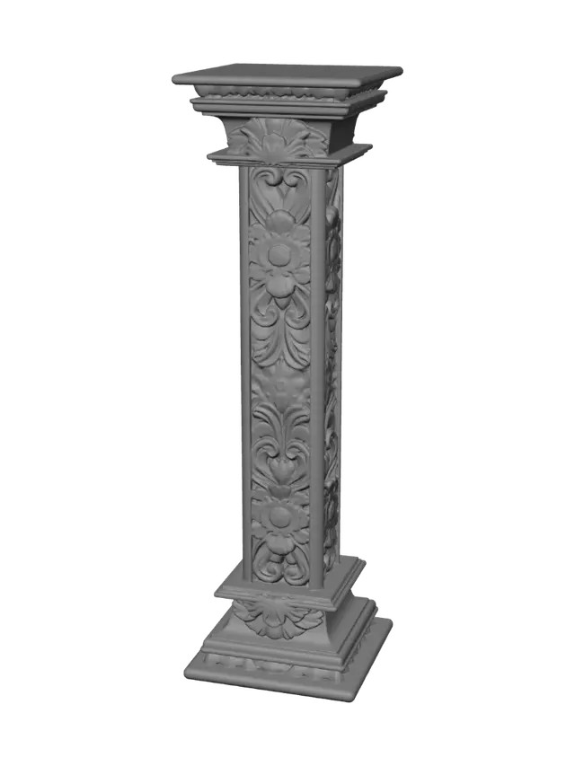3D model for Gilded Ornate Column