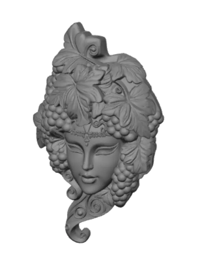 3D model for Vine-Crowned Muse