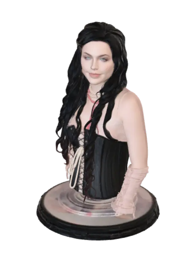 3D model for Pearl Necklace Corset Portrait