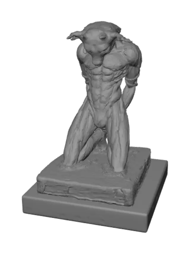 3D model for Bound by Rope