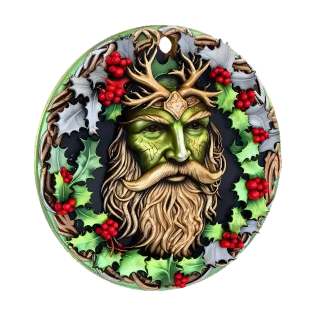 Green Man st nick - Greenman 3D model, vytvořený pomocí AI