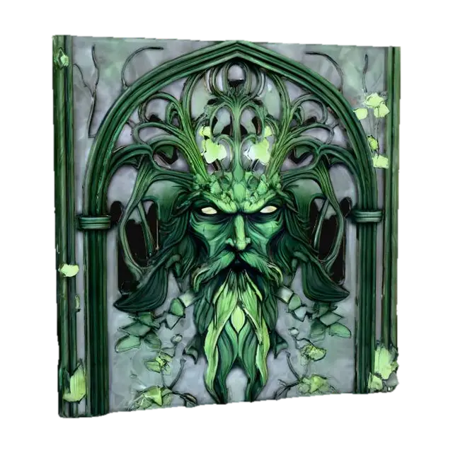 greenman 29 3D model, vytvořený pomocí AI