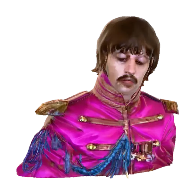 sgt pepper ringo - Album 3D model, vytvořený pomocí AI