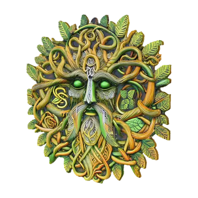 greenman 56 3D model, vytvořený pomocí AI