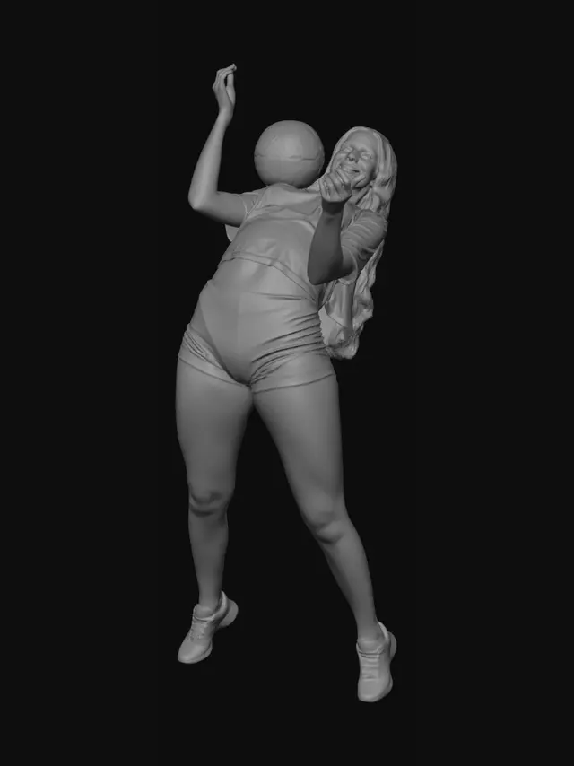 3D model for Balancing on a Ball
