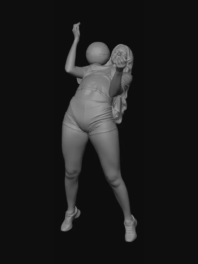 3D model for Balancing on a Ball