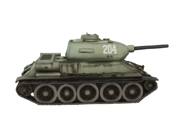 Tank 204 - Tracks 3D model, vytvořený pomocí AI