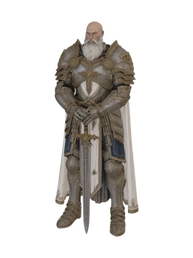 3D model for The Gilded Paladin
