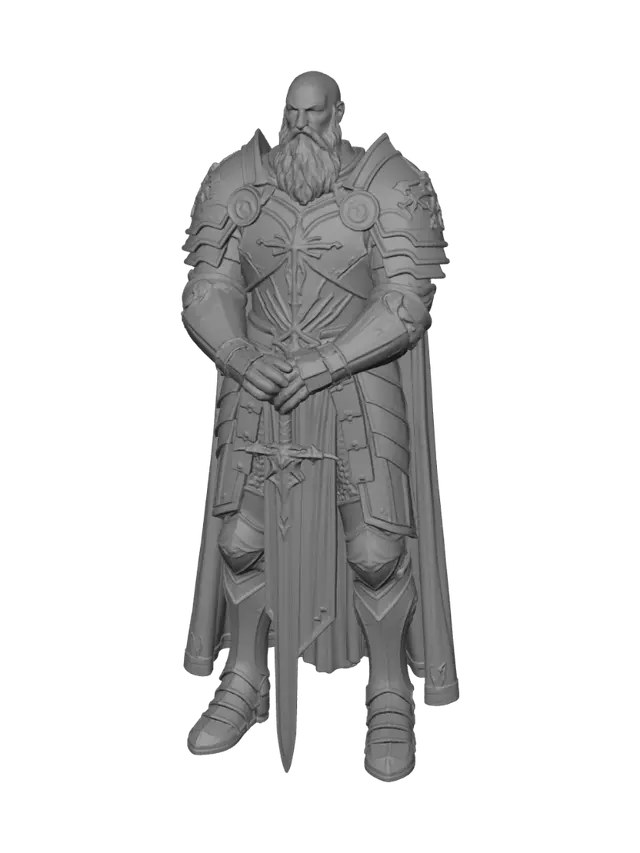 3D model for The Gilded Paladin