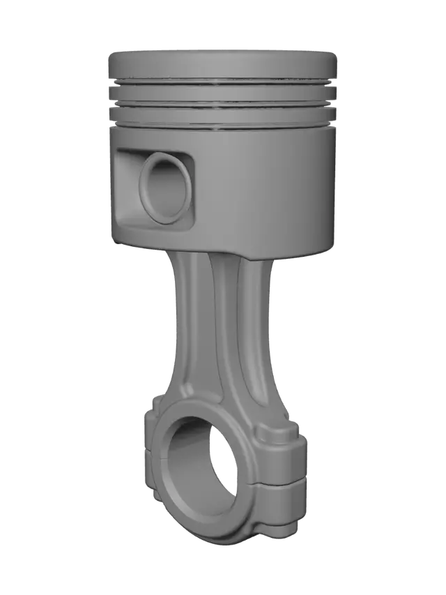 3D model for Piston and connecting rod