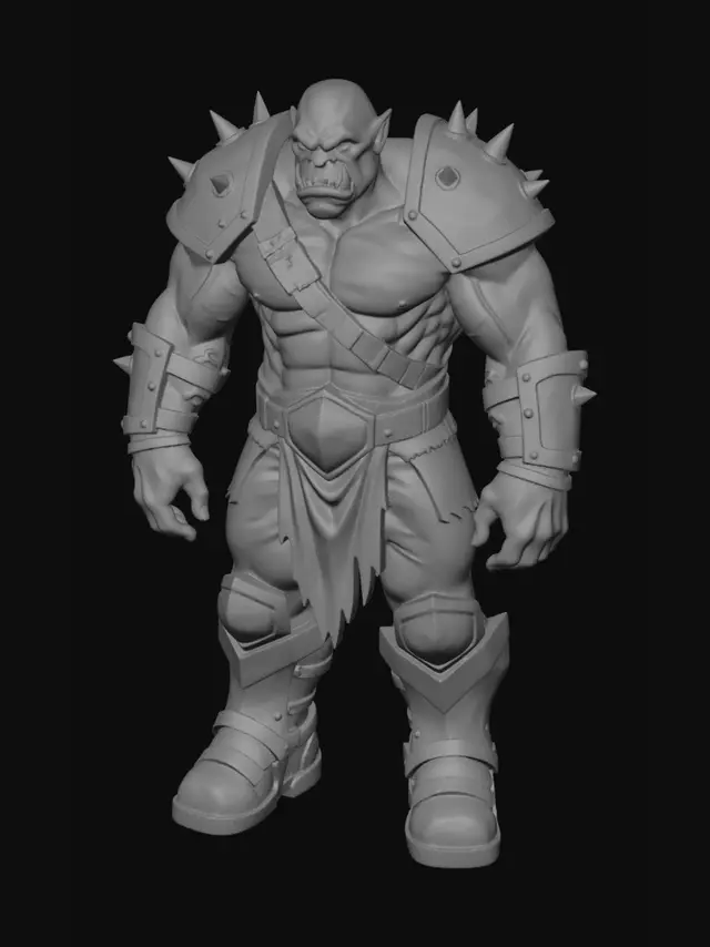 3D model for Iron-Shoulder Orc