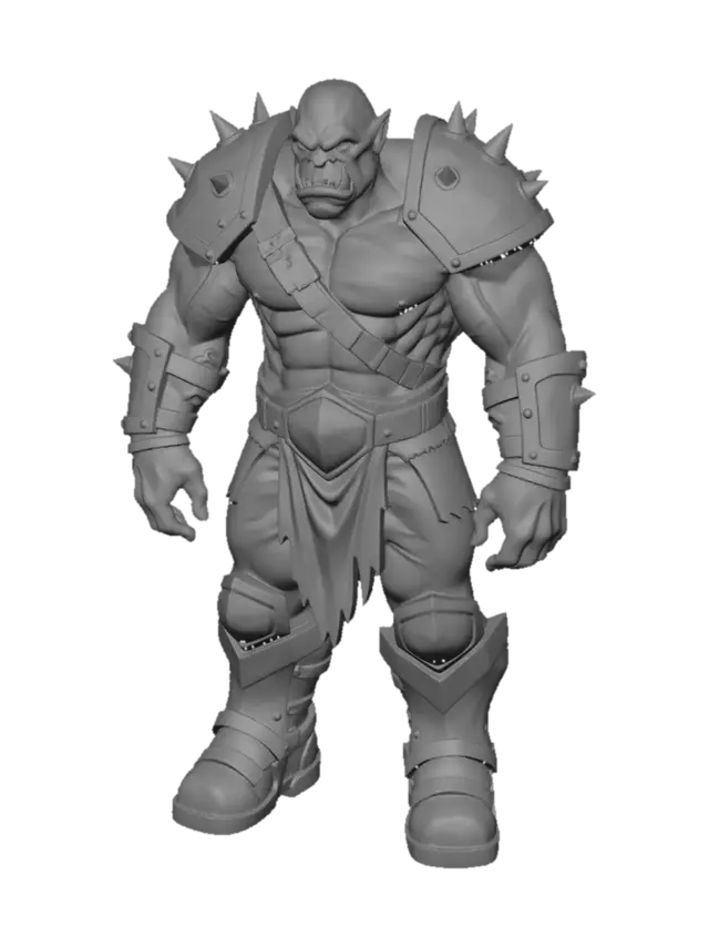 3D model for Iron-Shoulder Orc