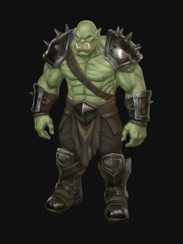 3D model for Iron-Shoulder Orc