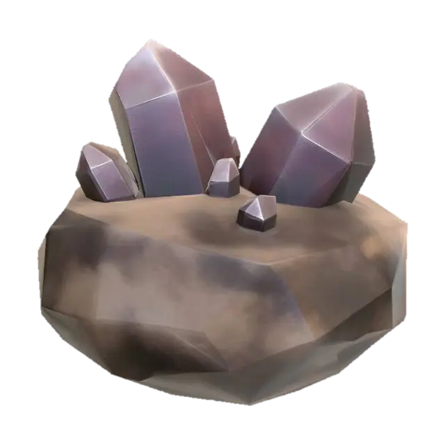 Floating Geode - Lowpolly 3D model, vytvořený pomocí AI
