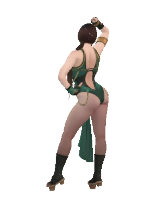 3D model for Emerald Assassin