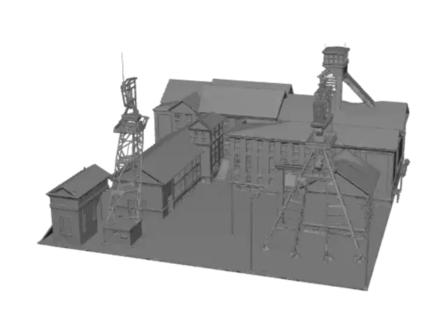 3D model for Abandoned Industrial Complex