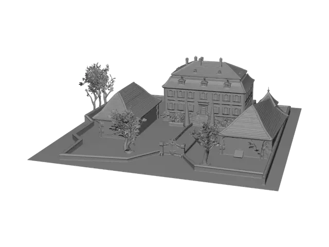 3D model for Manoir d'Argenson 1738
