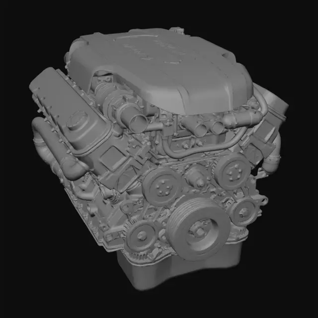 3D model for High-performance car engine