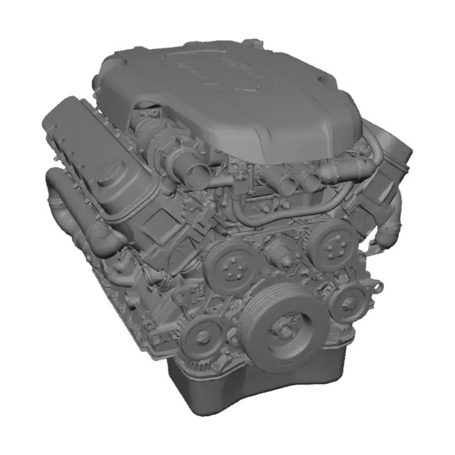 3D model for High-performance car engine