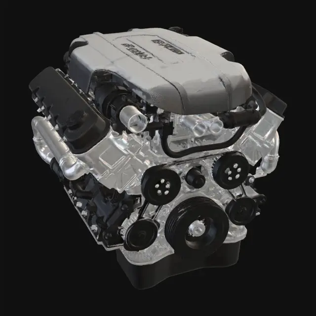 3D model for High-performance car engine