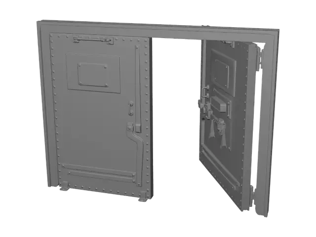3D model for Rusty Vault Doors