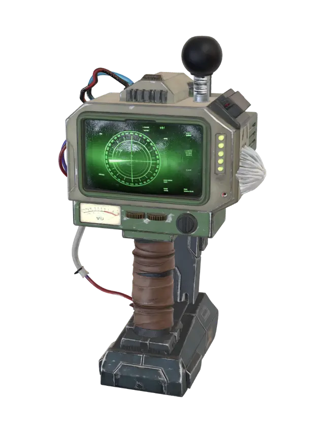 3D model for Retro Radar Console