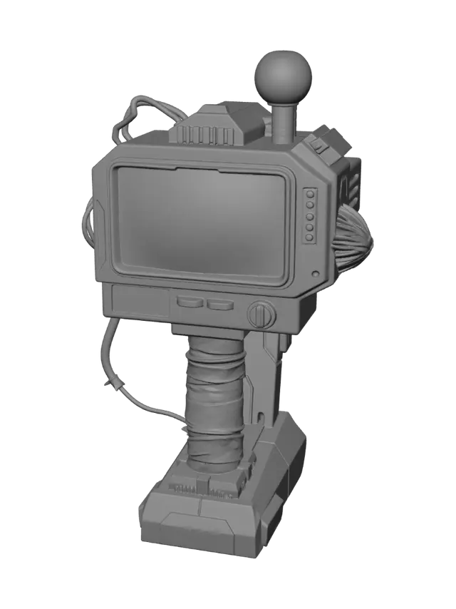 3D model for Retro Radar Console