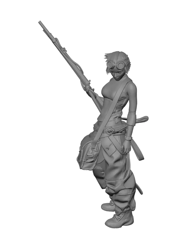 3D model for Rifle-Wielding Scout