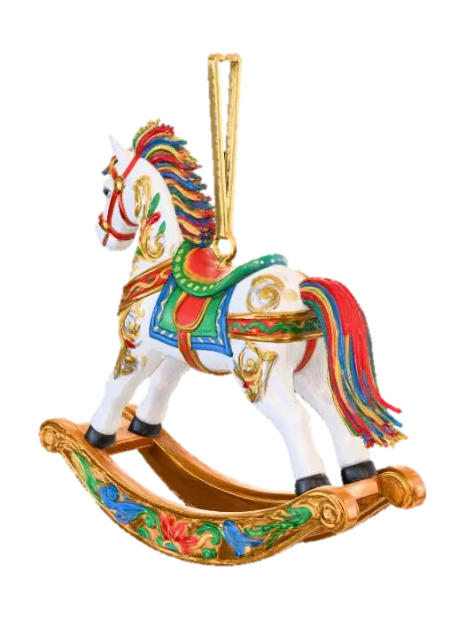 3D model for ёлочная игрушка в виде коня качалки