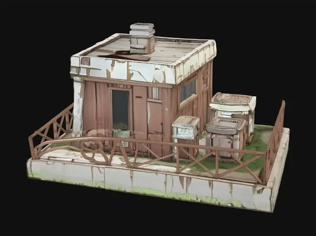 3D model for Fragmented Glass Tower