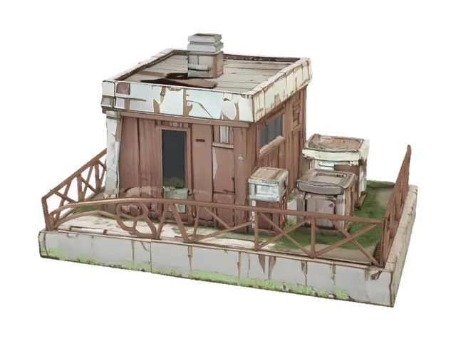 3D model for Fragmented Glass Tower