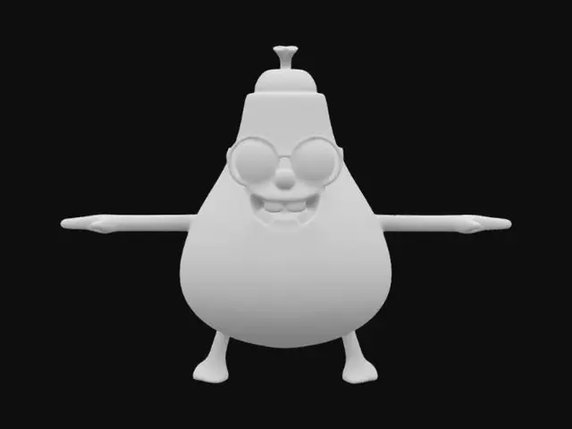 3D model for A_cartoon_teen_nerdy__retopo