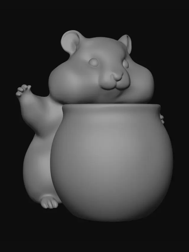 3D model for Bear Hug Pot Holder