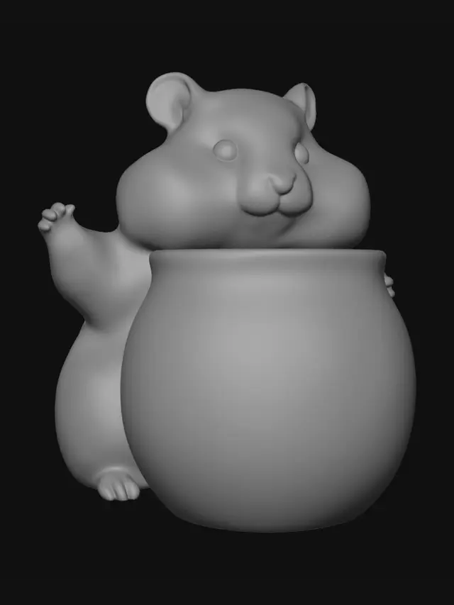 3D model for Bear Hug Pot Holder