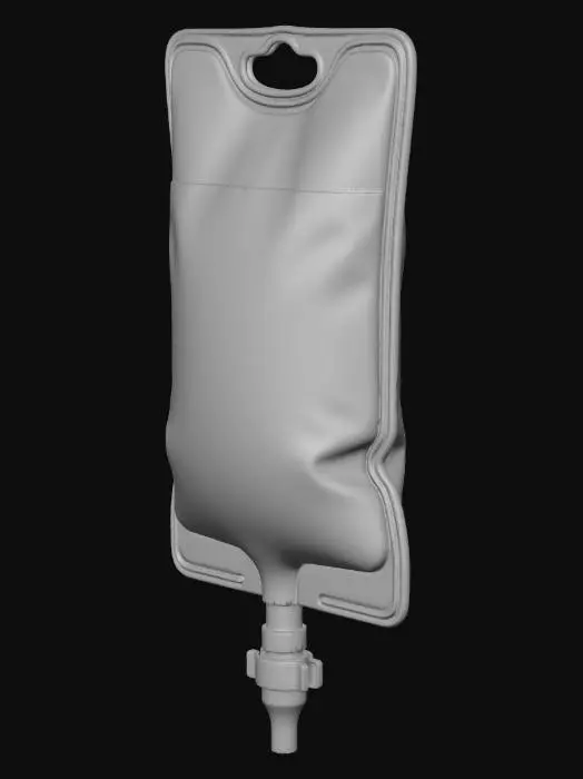 3D model for Orange Serum Bag