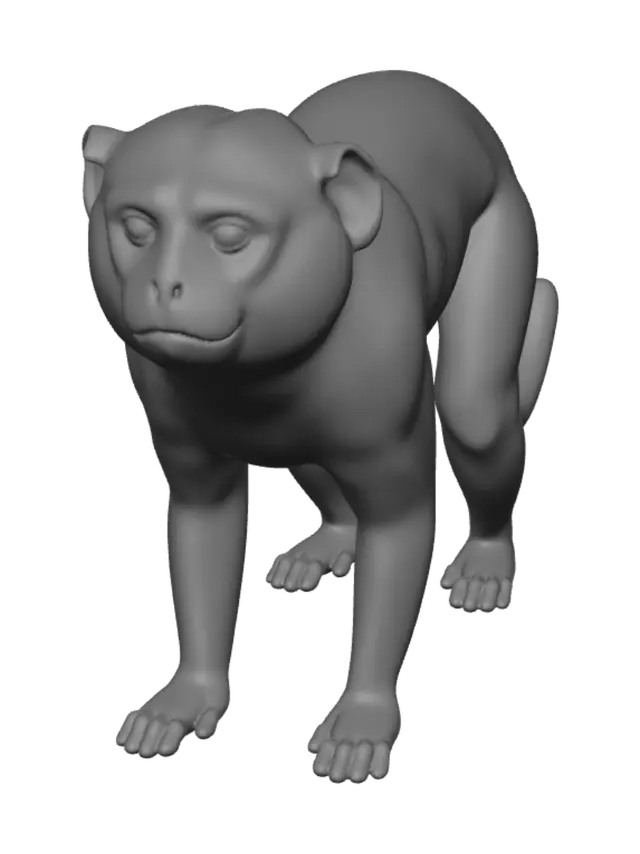 3D model for Ivory Primate