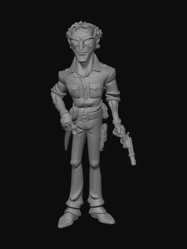 3D model for Bandaged Gunslinger