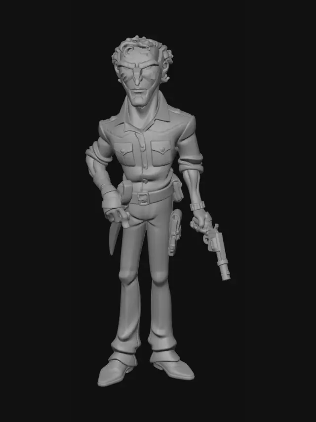 3D model for Bandaged Gunslinger