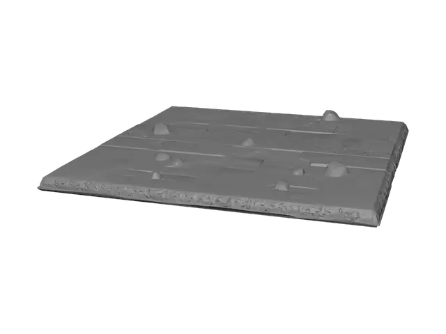 3D model for Golden Mosaic Floor with Glyphs