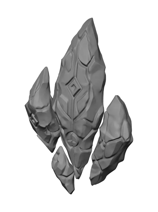 3D model for Lava Vein Obelisk