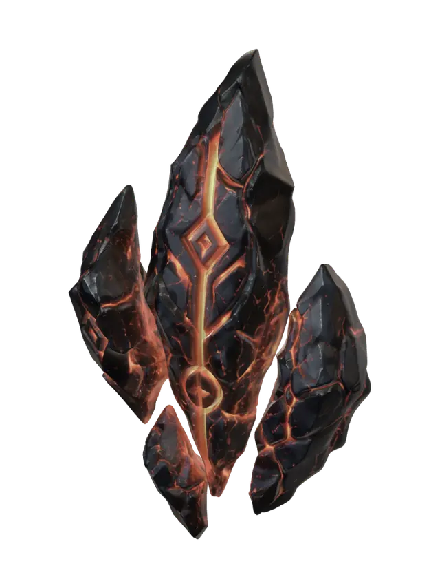 3D model for Lava Vein Obelisk
