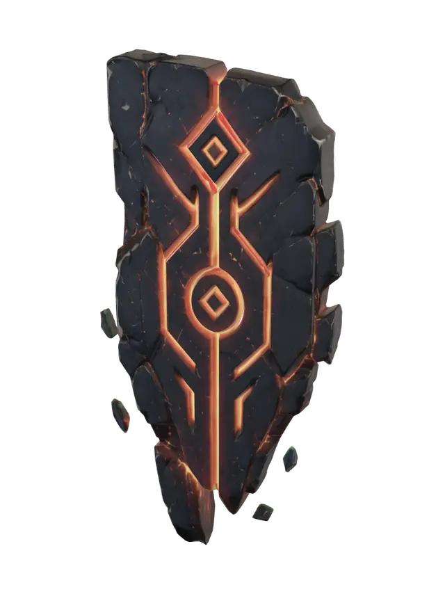 3D model for Molten Rune Stone