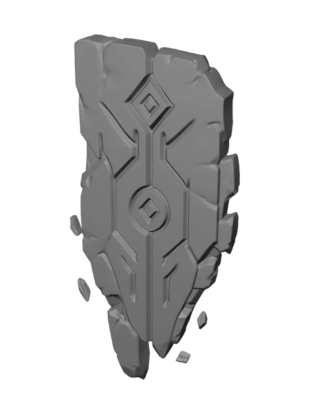 3D model for Molten Rune Stone