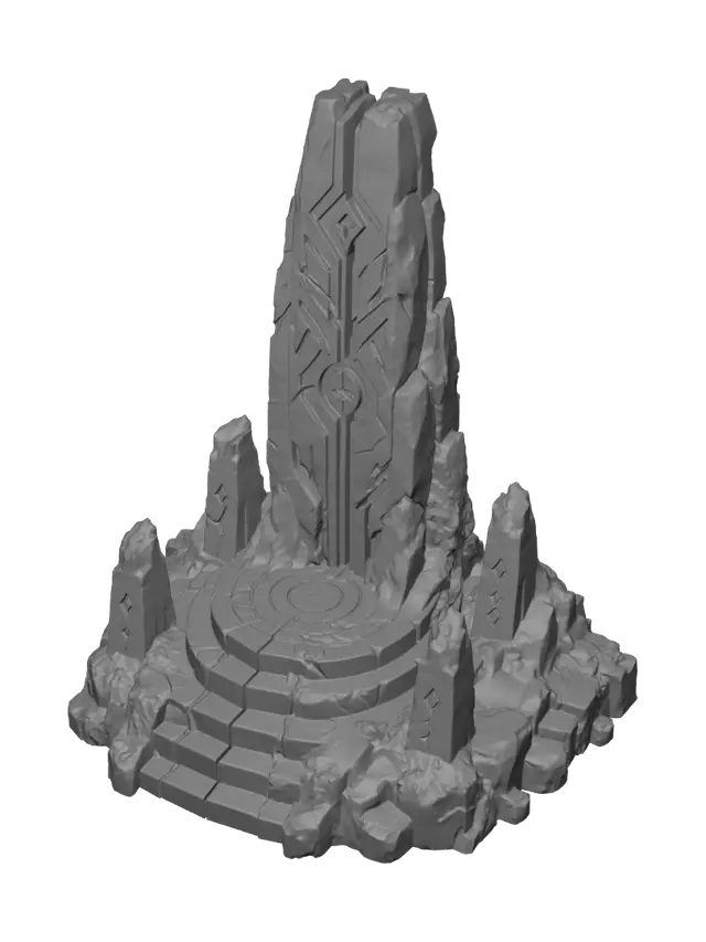 3D model for Volcanic Monolith