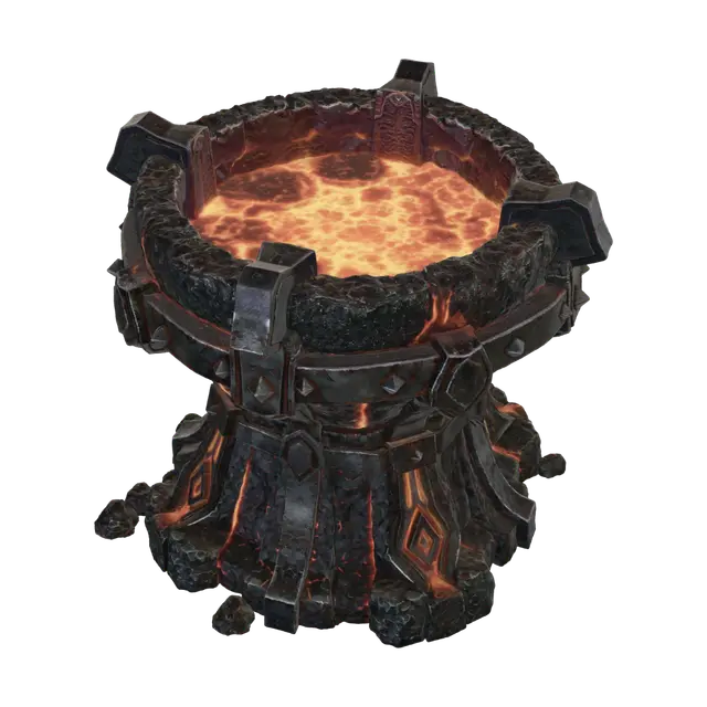 3D model for Lava Crown