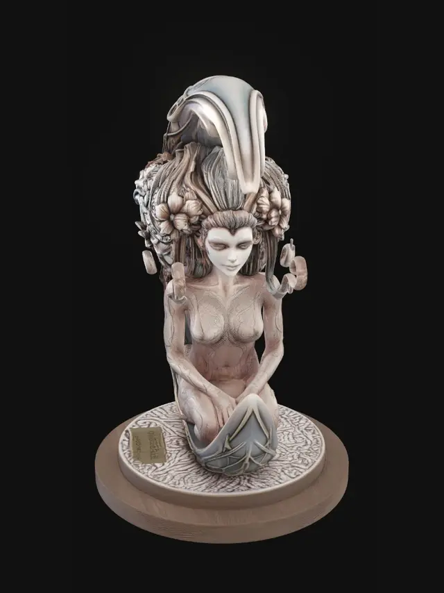 3D model for Luna in Bloom