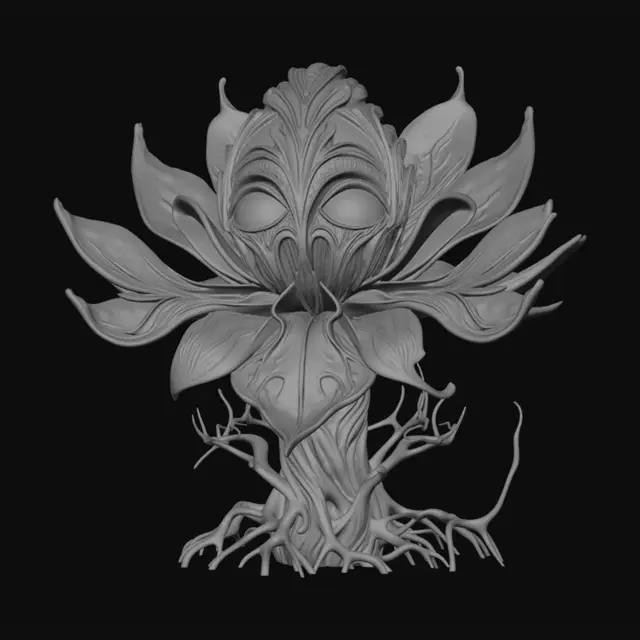 3D model for Neon Lotus