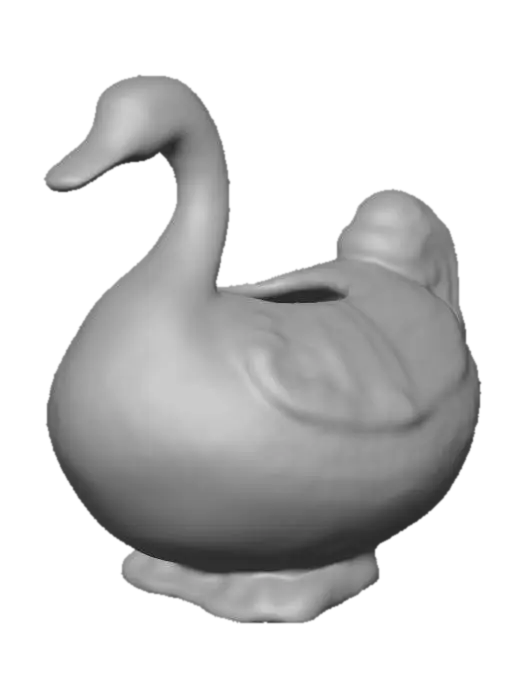 3D model for Ceramic Swan Vessel