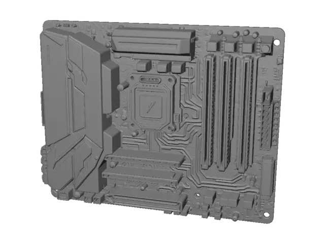 3D model for Ein Atx motherboard